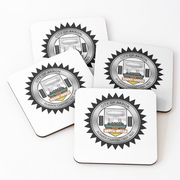 Item preview, Akron Ohio City Seal Emblem Vintage Industrial designed and sold by k3rstman1.