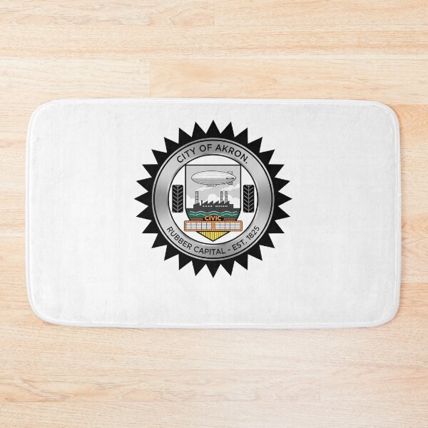 Item preview, Akron Ohio City Seal Emblem Vintage Industrial designed and sold by k3rstman1.