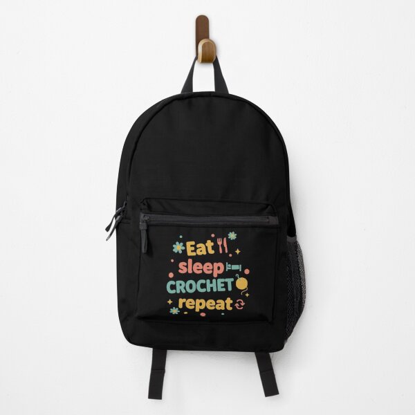 Item preview, Eat Sleep Crochet Repeat Funny Crochet Lover designed and sold by LuminOrb.