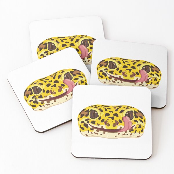 Item preview, Mlem Cute Leopard Gecko Tongue Out designed and sold by Petzzz.
