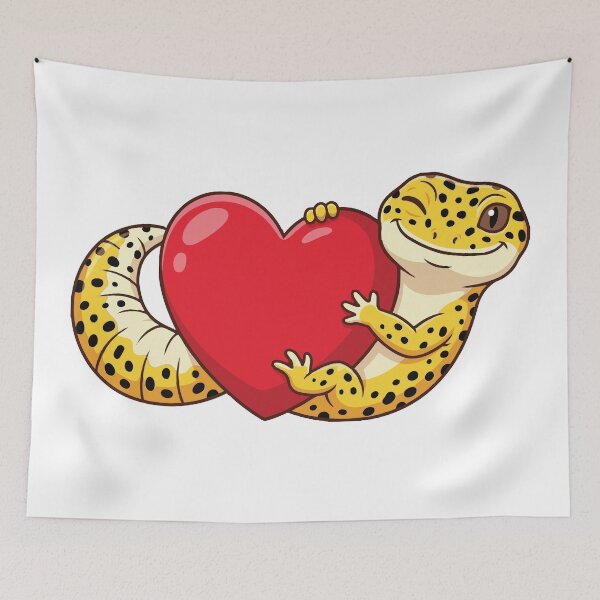 Item preview, I Geck-o Love You Funny Valentine Pun designed and sold by Petzzz.