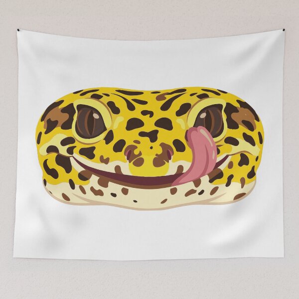 Item preview, Mlem Cute Leopard Gecko Tongue Out designed and sold by Petzzz.