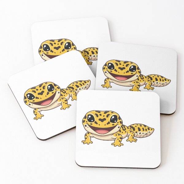 Item preview, Just Happy To Be Here Cute Leopard Gecko designed and sold by Petzzz.
