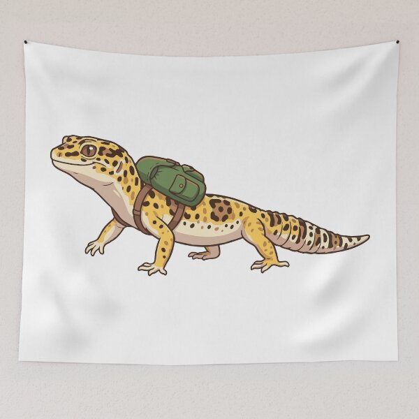 Item preview, Adventure Awaits Tiny Hiker Lizard designed and sold by Petzzz.
