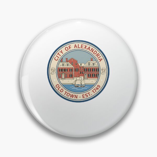 Item preview, Alexandria Virginia Old Town City Emblem designed and sold by k3rstman1.
