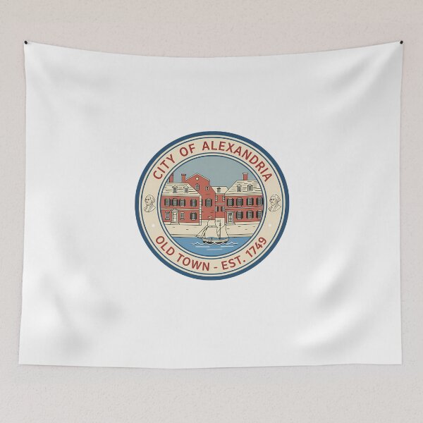 Item preview, Alexandria Virginia Old Town City Emblem designed and sold by k3rstman1.