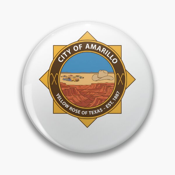 Item preview, Amarillo Texas Yellow Rose Emblem Cadillac Ranch designed and sold by k3rstman1.