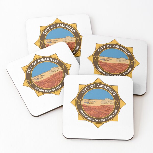 Item preview, Amarillo Texas Yellow Rose Emblem Cadillac Ranch designed and sold by k3rstman1.