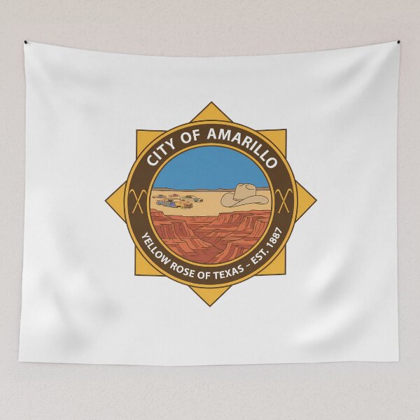 Item preview, Amarillo Texas Yellow Rose Emblem Cadillac Ranch designed and sold by k3rstman1.