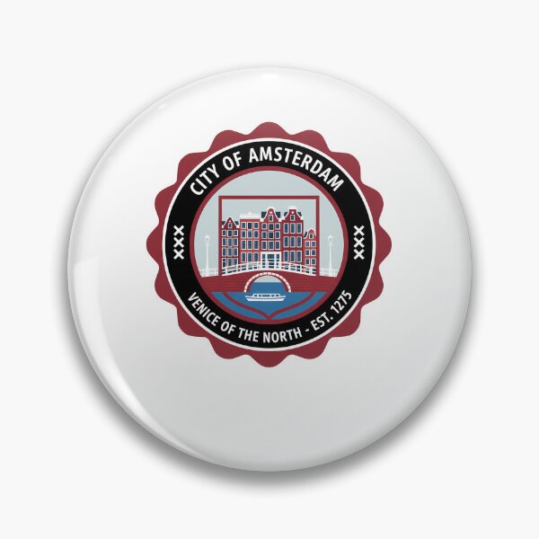 Item preview, Amsterdam City Emblem Netherlands Travel Souvenir designed and sold by k3rstman1.