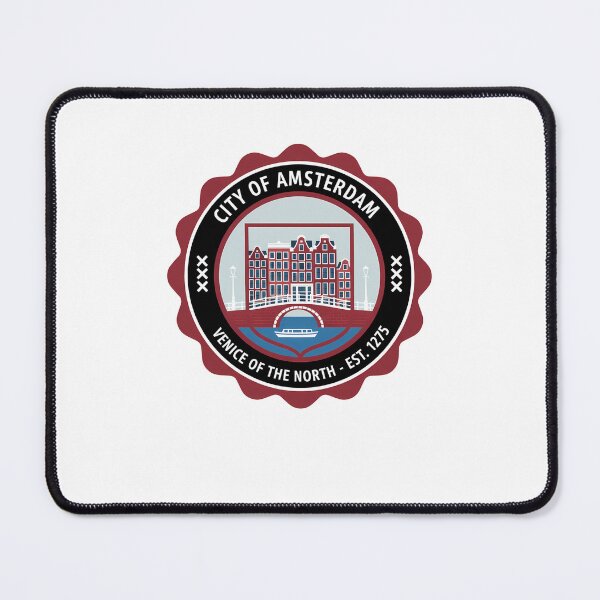 Item preview, Amsterdam City Emblem Netherlands Travel Souvenir designed and sold by k3rstman1.