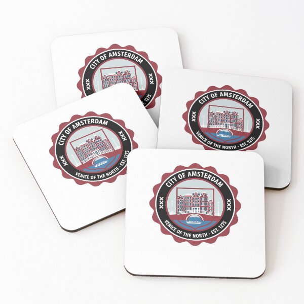 Item preview, Amsterdam City Emblem Netherlands Travel Souvenir designed and sold by k3rstman1.