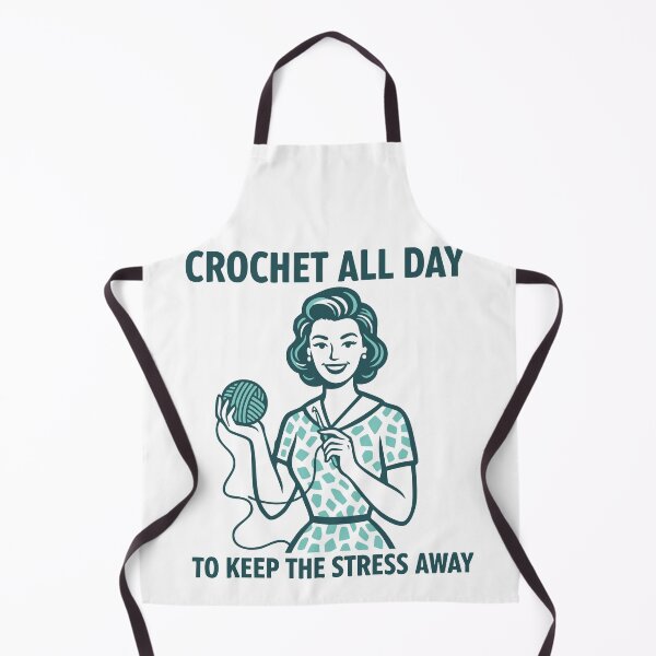 Item preview, Crochet Lover Crochet All Day Keep The Stress Away designed and sold by LuminOrb.