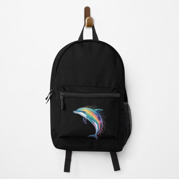 Artikelvorschau, Geometrische Delphin Kunst Visionär Geist Ozean Totem entworfen und verkauft von FluoroWave.