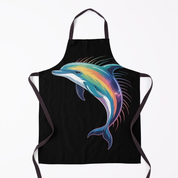 Artikelvorschau, Geometrische Delphin Kunst Visionär Geist Ozean Totem entworfen und verkauft von FluoroWave.