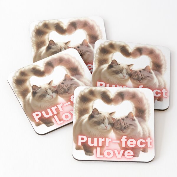 Item preview, Purr-fect Love Cute Cats designed and sold by PetWildTales.