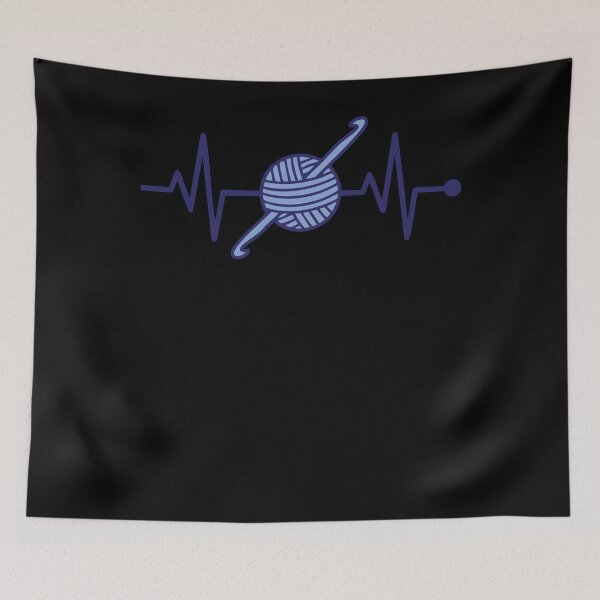 Item preview, Funny Crochet Heartbeat Crochet Lover Yarn Hook designed and sold by LuminOrb.
