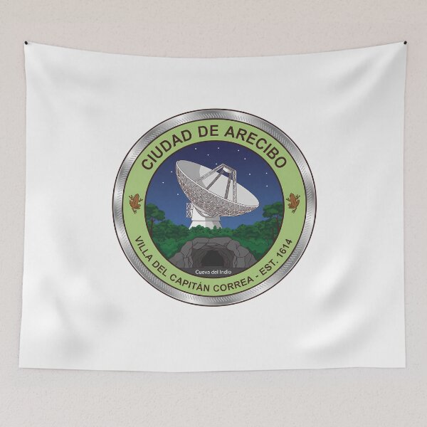 Item preview, Arecibo Puerto Rico City Emblem Observatory Cave designed and sold by k3rstman1.