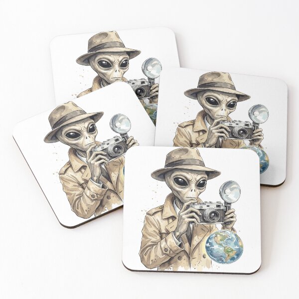 Item preview, Ufology Art: Alien Photographer designed and sold by bapupa.