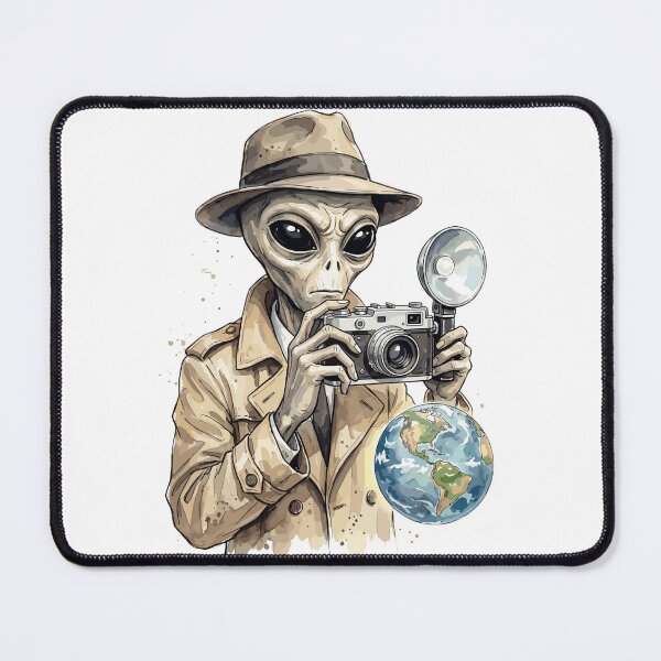 Item preview, Ufology Art: Alien Photographer designed and sold by bapupa.