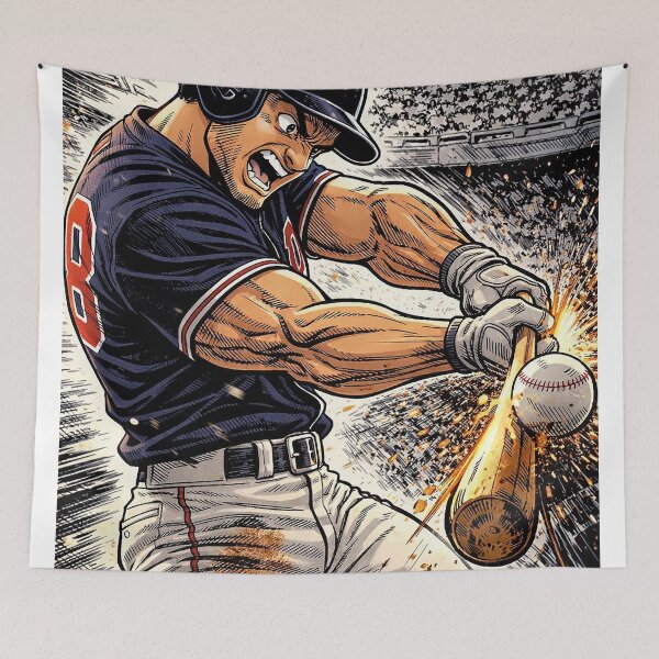 Item preview, Power Swing – Explosive Baseball Batter in Action (version 2 - Manga Style) designed and sold by lapart.