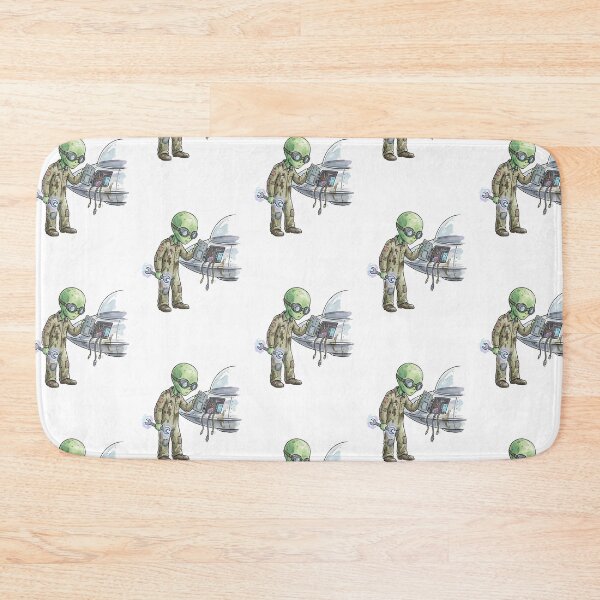 Item preview, Ufology Art: Flying Saucer Mechanic designed and sold by bapupa.