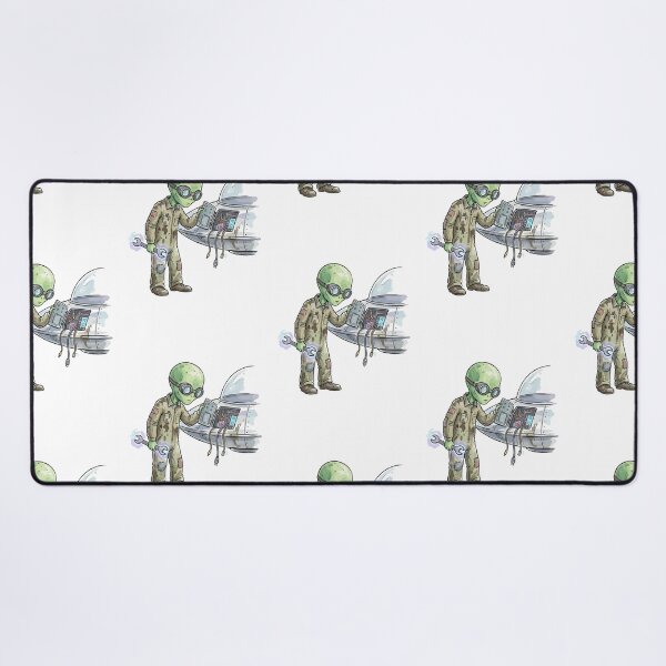 Item preview, Ufology Art: Flying Saucer Mechanic designed and sold by bapupa.