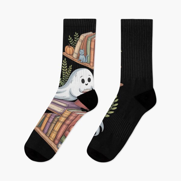 Item preview, Ghost Plant Library Halloween Reading Books Teacher designed and sold by FluoroWave.