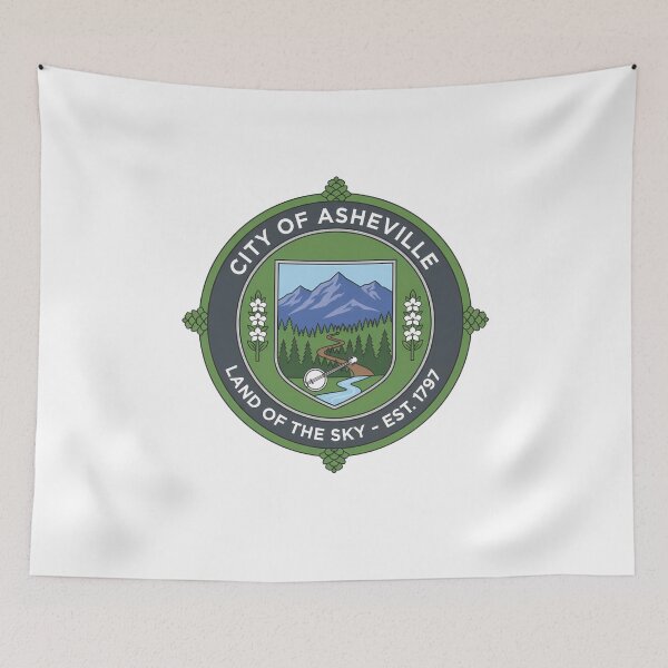 Item preview, Asheville North Carolina City Land Sky Emblem designed and sold by k3rstman1.