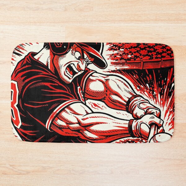 Item preview, Power Swing – Explosive Baseball Batter in Action (version 3 - Red) designed and sold by lapart.