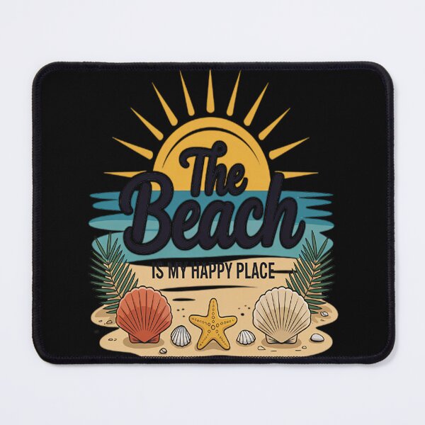 Item preview, Beach The Beach is My Happy Place Casual Summer designed and sold by mandiana.