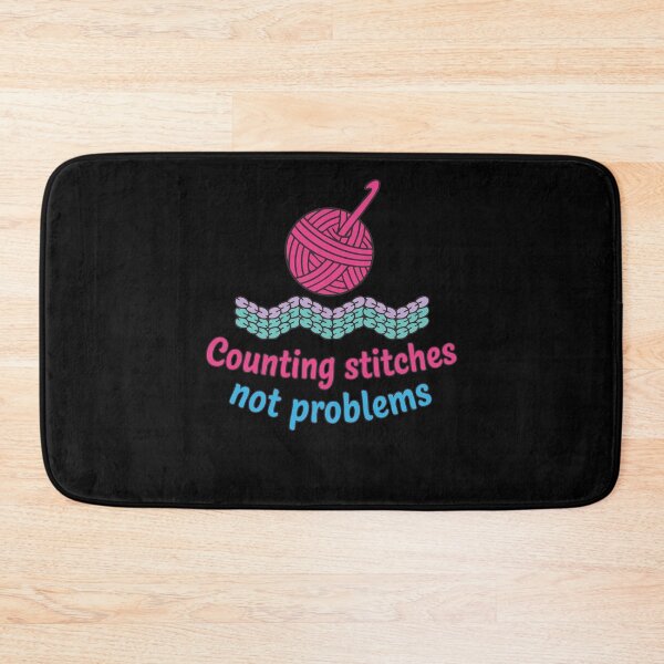 Item preview, Counting Stitches Not Problems Funny Crochet Lover designed and sold by LuminOrb.