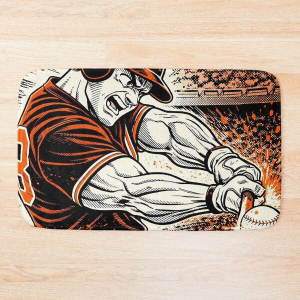 Item preview, Power Swing – Explosive Baseball Batter in Action (version 4 - Orange) designed and sold by lapart.