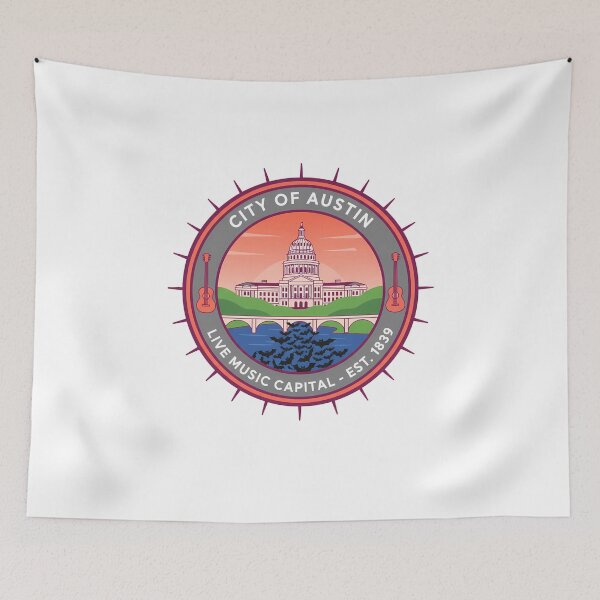 Item preview, City of Austin Live Music Capital Emblem designed and sold by k3rstman1.