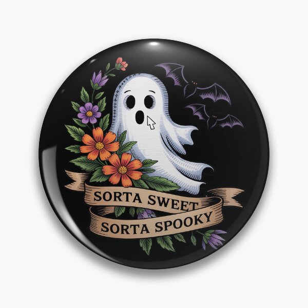 Item preview, Ghost Sorta Sweet Sorta Spooky Floral designed and sold by FluoroWave.
