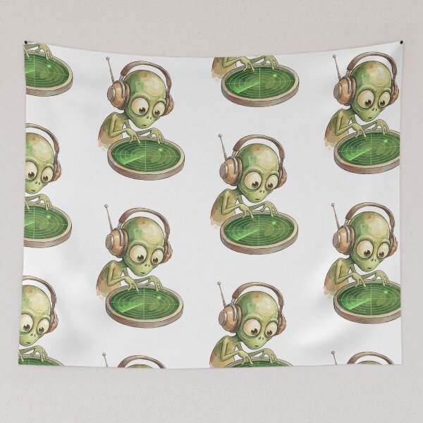 Item preview, Ufology Art: Retro Radar Operator designed and sold by bapupa.