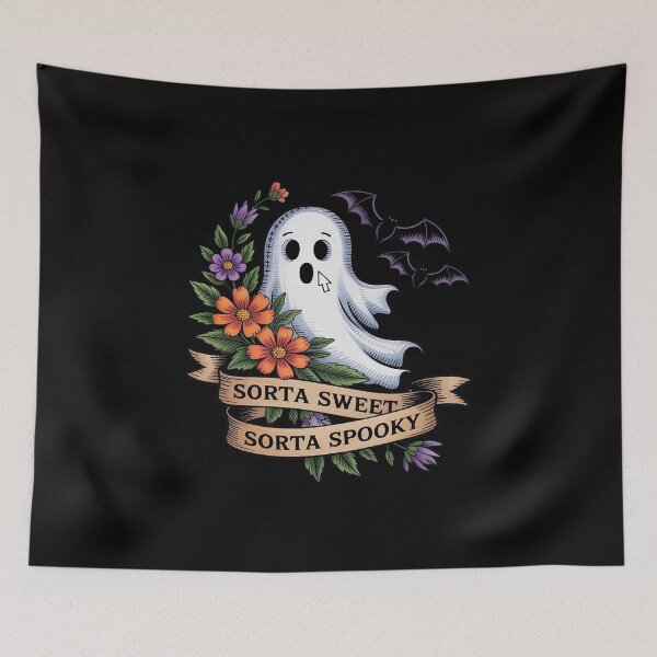 Item preview, Ghost Sorta Sweet Sorta Spooky Floral designed and sold by FluoroWave.