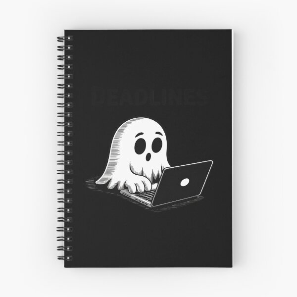 Item preview, Ghost Typing Laptop Deadlines Funny Office Work designed and sold by FluoroWave.