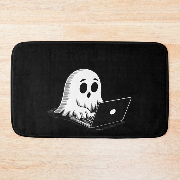 Item preview, Ghost Typing Laptop Deadlines Funny Office Work designed and sold by FluoroWave.