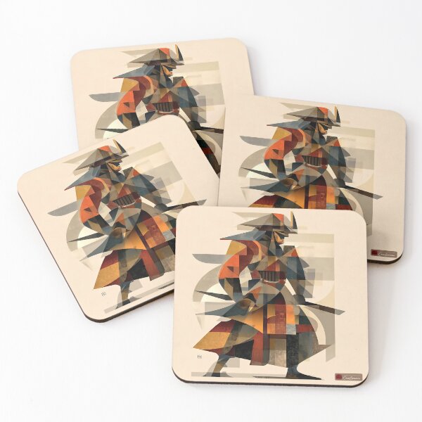 Item preview, The Balance of Blades - Samurai Monk Symmetry - Masterful Restraint Art designed and sold by casaloomaria.