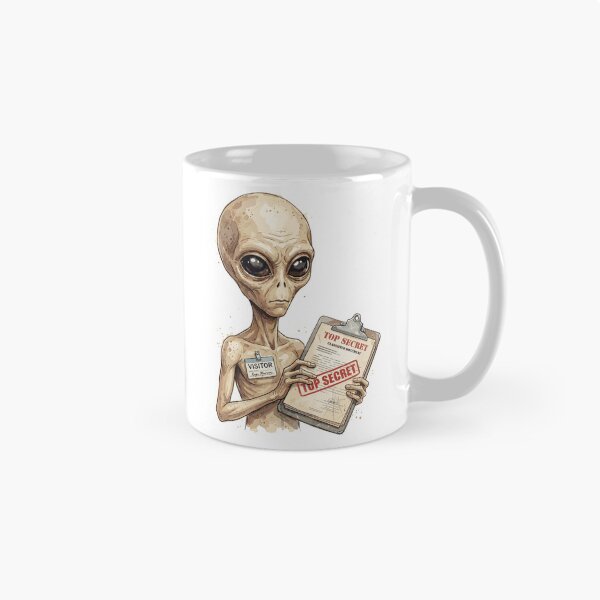 Item preview, Ufology Art: Top Secret Clipboard designed and sold by bapupa.