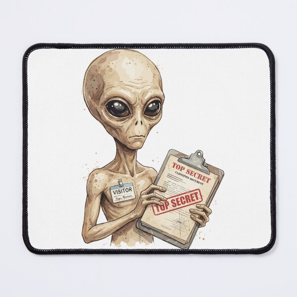 Item preview, Ufology Art: Top Secret Clipboard designed and sold by bapupa.
