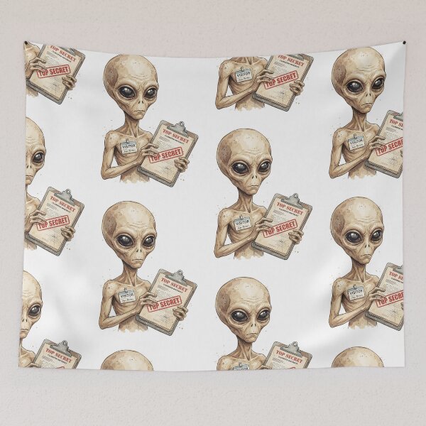 Item preview, Ufology Art: Top Secret Clipboard designed and sold by bapupa.