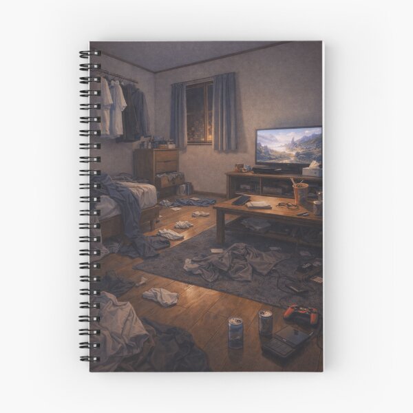Item preview, A Room of a Man Living Alone designed and sold by SEIMEI2025.