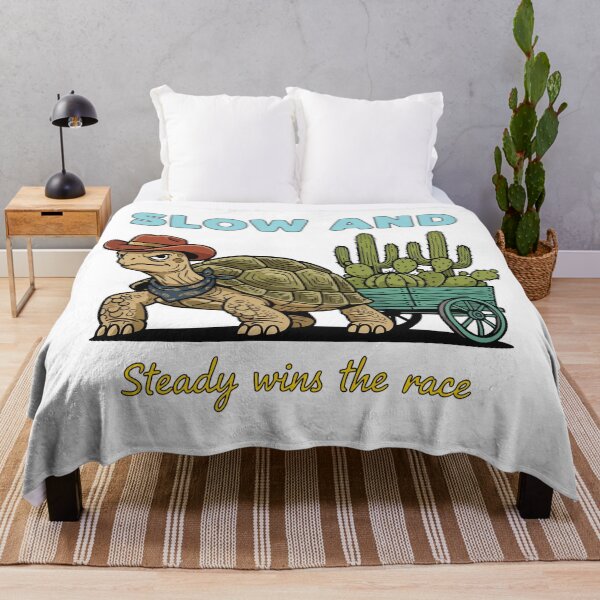 Item preview, Slow and Steady Motivation Turtle Illustration designed and sold by graphicnew.