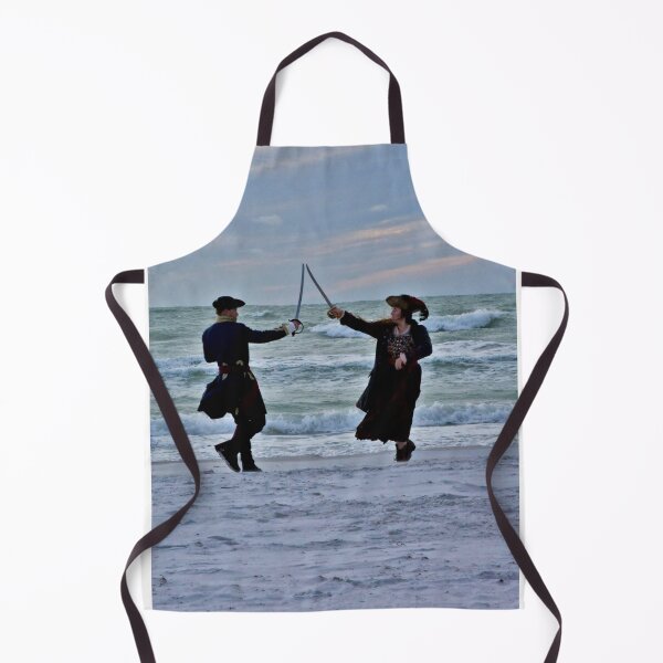 Item preview, Pirates Sword Fight on Beach designed and sold by MercerImages.