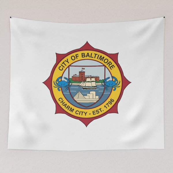 Item preview, Baltimore City Official Seal Emblem Charm City 1796 designed and sold by k3rstman1.