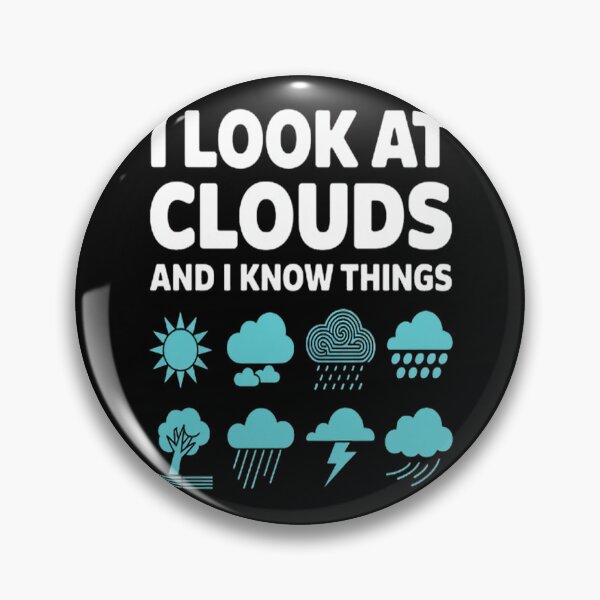 Item preview, I Look at Clouds and I Know Things - Cloud Gazer Wisdom designed and sold by gandebro.