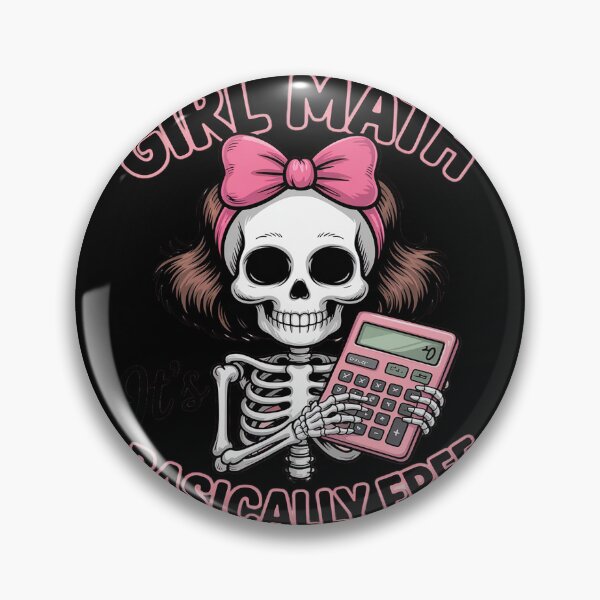 Item preview, GIRL MATH it's FREE BASICALLY FREE Funny designed and sold by FluoroWave.