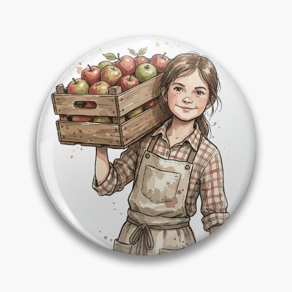 Item preview, Vintage Grocery Girl: Fruit Crate Carrier designed and sold by bapupa.